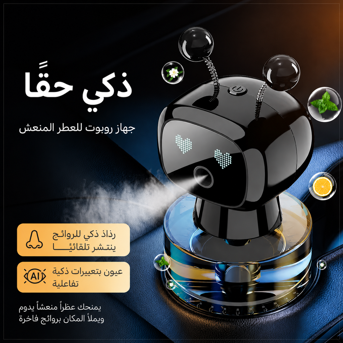 Robot diffuseur d'aromathérapie intelligent