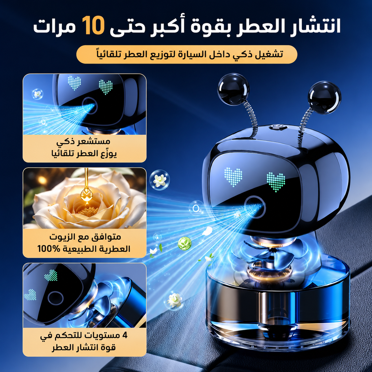 Robot diffuseur d'aromathérapie intelligent
